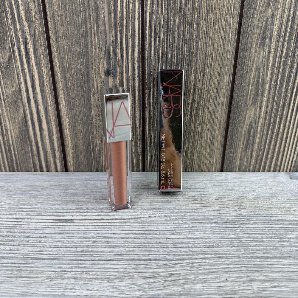NARS Loaded Lip Lacquer Young Hearts 0.18 oz 5.5mL Nude Liquid Lip Gloss New - Picture 3 of 10